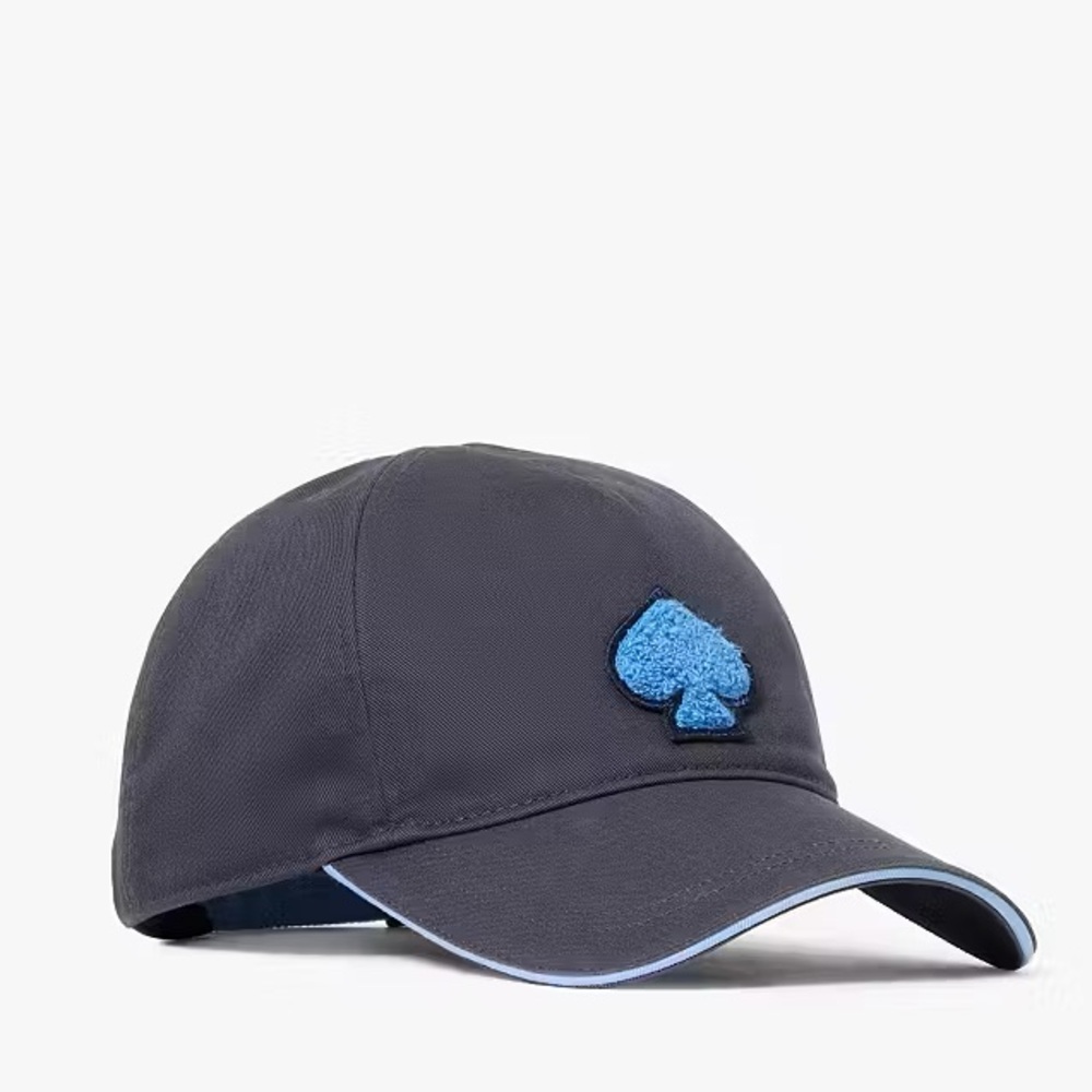 ♠️Kate Spade New York Spade Patch Baseball Cap,  Blazer Blue NEW NWT
